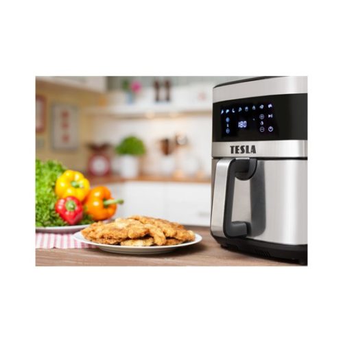 TESLA AirCook Q60 XL - multifunkciós digitális forró levegős sütő, 6 l, 1500W