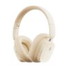 Baseus Bowie H1i Noise Cancelling Wireless Headphones vezeték nélküli fejhallgató, fehér