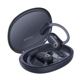   Baseus Eli Sport 1 Open-Ear True Wireless Earbuds vezeték nélküli fülhallgató, fekete
