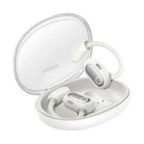   Baseus Eli Sport 1 Open-Ear True Wireless Earbuds vezeték nélküli fülhallgató, fehér