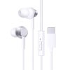 Baseus Encok CZ11 Wired Earphones USB Type-C mikrofonos fülhallgató, fehér