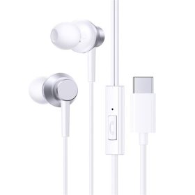  Baseus Encok CZ11 Wired Earphones USB Type-C mikrofonos fülhallgató, fehér