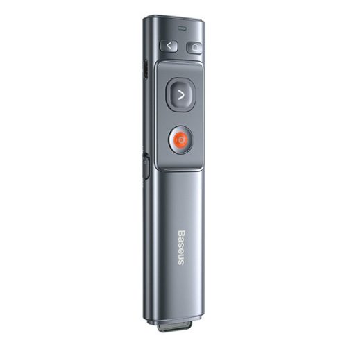 Baseus Orange Dot vezeték nélküli akkumulátoros prezenter és lézer mutató, szürke