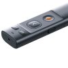 Baseus Orange Dot vezeték nélküli elemes prezenter és lézer mutató, szürke