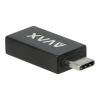 AVAX AD602 CONNECT+ Type C - USB A OTG adapter - Windows/MacOS