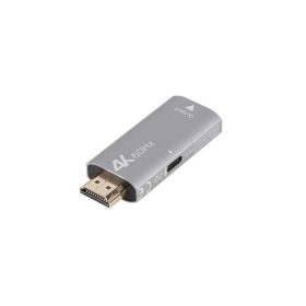 Lanberg HDMI (M)->DISPLAYPORT(F) 4K adapter, szürke