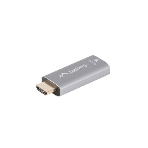 Lanberg HDMI (M)->DISPLAYPORT(F) 4K adapter, szürke