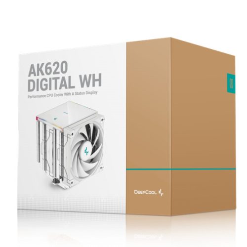 DeepCool AK620 Digital WH - Processzor hűtő - R-AK620-WHADMN-G