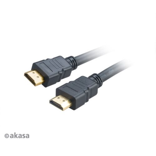 Akasa High Speed HDMI kábel Ethernettel - 2m - AK-CBHD17-20BK