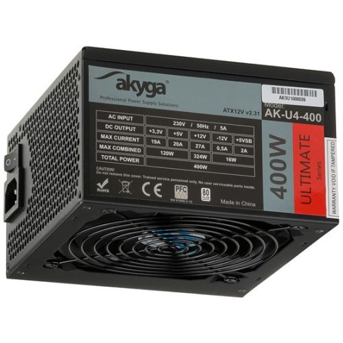 Akyga 400W - Ultimate - 12cm - 80+ Bronze - AK-U4-400