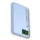 Alcor MS10000 Qi2 MagSafe Mágneses, vezeték nélküli vésztöltő, 10000 mAh, 20 W - kék