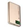 Alcor MS10000 Qi2 MagSafe Mágneses, vezeték nélküli vésztöltő, 10000 mAh, 20 W - rózsa arany