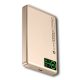 Alcor MS10000 Qi2 MagSafe Mágneses, vezeték nélküli vésztöltő, 10000 mAh, 20 W - rózsa arany