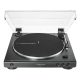 Audio-Technica AT-LP60XUSBGM Teljesen automatikus, szíjhajtású lemezjátszó (analóg és USB), fegyverszürke