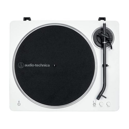 Audio-Technica AT-LP70XBTWS Teljesen automatikus, vezetéknélküli, szíjhajtású lemezjátszó, fehér-ezüst