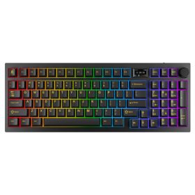   AVAX GM03 PRO 98% Gasket RGB tri-mode mechanikus billentyűzet AVAX EF Silent switch, magyar kiosztás