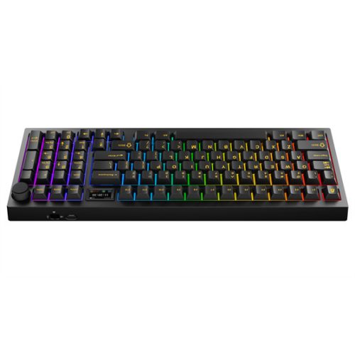 AVAX GM03 PRO 98% Gasket RGB tri-mode mechanikus billentyűzet AVAX EF Silent switch, magyar kiosztás