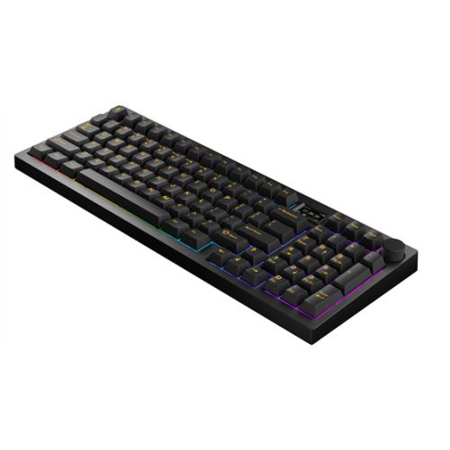 AVAX GM03 PRO 98% Gasket RGB tri-mode mechanikus billentyűzet AVAX EF Silent switch, magyar kiosztás