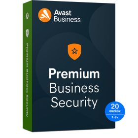   Avast Premium Business Security - 20 eszköz/1 év, elektronikus licenc