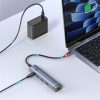 Baseus UltraJoy 5-Port HUB AIR dokkoló állomás, szürke