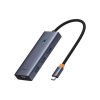 Baseus UltraJoy 5-Port HUB dokkoló állomás, szürke