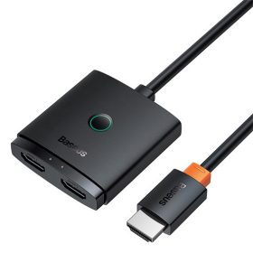   Baseus AirJoy 2-in-1 kétirányú HDMI kapcsoló, 1m HDMI kábel