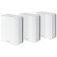 Asus Router 8643 Mbps Tri-band WiFi7 AiMesh BT8(W-3-PK)