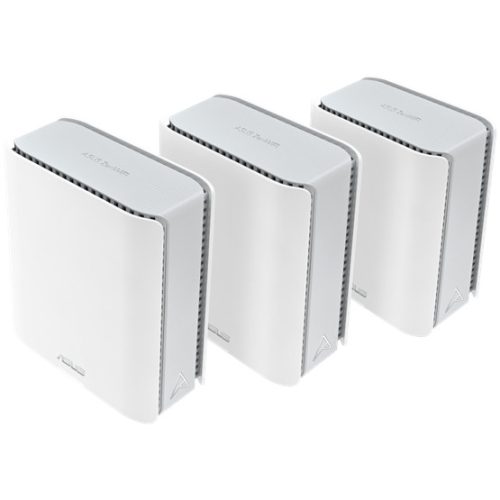 Asus Router 8643 Mbps Tri-band WiFi7 AiMesh BT8(W-3-PK)