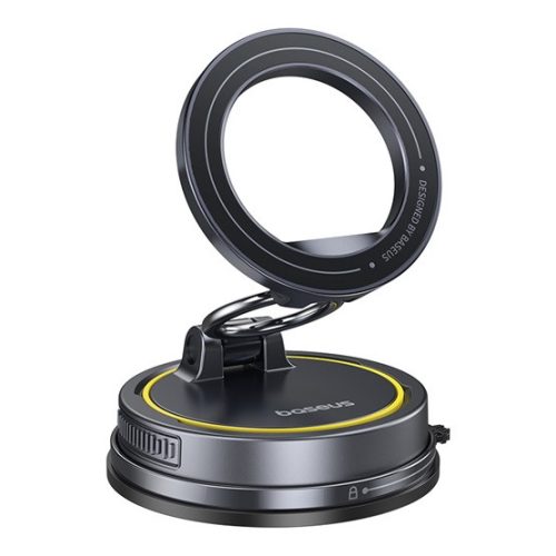 Baseus PrimeTrip VC2 Flex Magnetic szellőzőrácsra, műszerfalra rögzíthető autós telefontartó, fekete