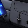 Baseus CW01 Magnetic szellőzőrácsra rögzíthető, vezeték nélküli autós telefon töltő és tartó, fekete