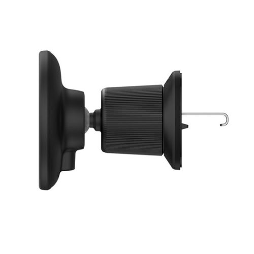 Baseus CW01 Magnetic szellőzőrácsra rögzíthető, vezeték nélküli autós telefon töltő és tartó, 15W, fekete