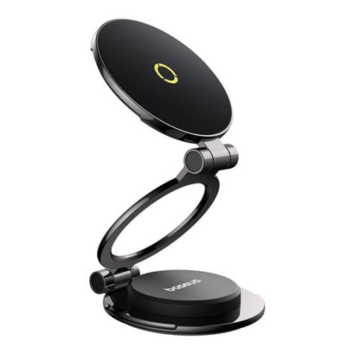 Baseus MagPro II Magnetic műszerfalra rögzíthető autós telefontartó, fekete