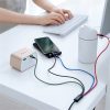 Baseus Rapid 4-in-1 USB Type-A – iPhone+2×USB Type-C+Micro USB, 3.5A gyorstöltő adatkábel, 1.2m, fekete