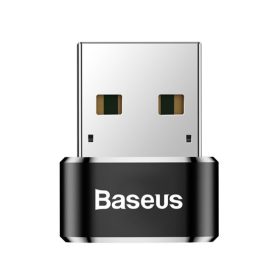   Baseus Mini USB Type-C – USB Type-A átalakító adapter, fekete
