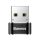 Baseus Mini USB Type-C – USB Type-A átalakító adapter, fekete