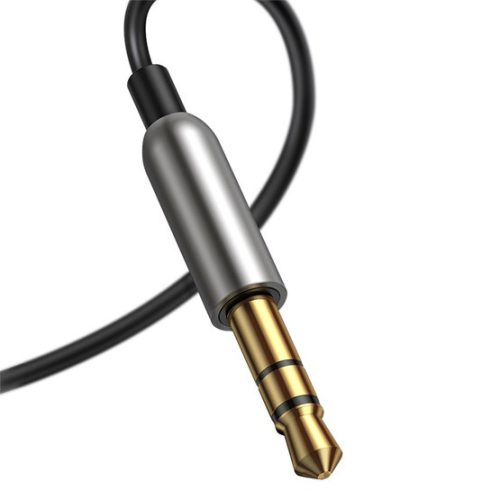 Baseus BA01 USB és Bluetooth audio adapter kábel 3,5 mm jack bemenet, fekete