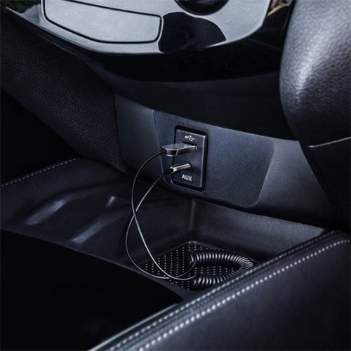 Baseus BA01 USB és Bluetooth audio adapter kábel 3,5 mm jack bemenet, fekete