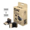 Club3D DisplayPort - DisplayPort 1.4 4K120Hz M/F 90° adapter