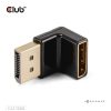 Club3D DisplayPort - DisplayPort 1.4 4K120Hz M/F 90° adapter