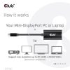 Club3D Mini DisplayPort 1.4 to HDMI 4K120Hz with DSC1.2 Active Adapter M/F