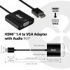 Club3D HDMI 1.4 to VGA Adapter with Audio M/F