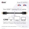 Club3D HDMI 2.1 MALE TO HDMI 2.1 MALE ULTRA HIGH SPEED 4K 120Hz  1,5m/ 4,928ft