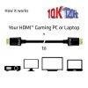 Club3D Ultra High Speed HDMI kábel 10K 120Hz 48Gbps M/M - 3 m