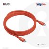 Club3D USB2 Type-C Bi-Directional USB-IF Certified Cable Data 480Mb, PD 240W(48V/5A) EPR M/M 4m / 13.13ft