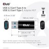 Club3D USB 3.2 Gen1 Type A to USB 3.2 Gen1 Type C Adapter M/F  