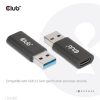 Club3D USB 3.2 Gen1 Type A to USB 3.2 Gen1 Type C Adapter M/F  