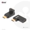 Club3D USB Type-C Gen2 Angled Adapter set of 2 up to 4K120Hz M/F