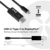 Club3D USB TYPE C TO DP 1.4 8K60HZ HDR  1.8M kábel