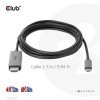 Club3D USB Gen2 Type C to HDMI 4K120Hz 8K60Hz HDR10 with DSC1.2 Active Cable M/M