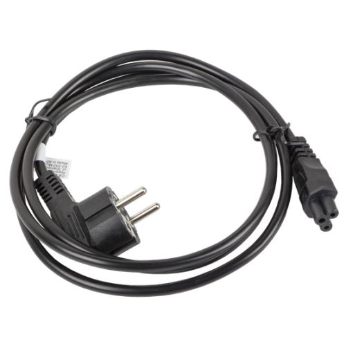 Lanberg CEE 7/7 (Mickey)->IEC 320 C5 tápkábel, 1,8 m, VDE, fekete